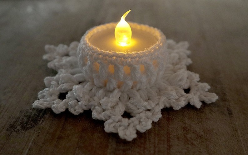 Tealight Holder Crochet Pattern