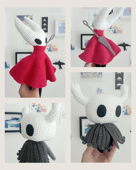 2-in-1 Knight & Hornet Crochet Pattern