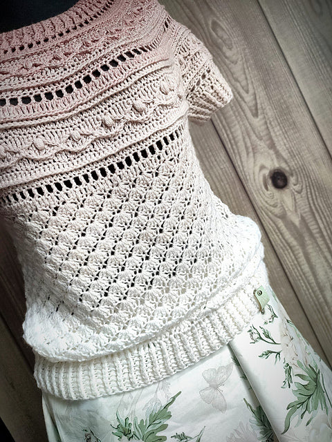 Lightweight Lace Sweater Crochet Pattern