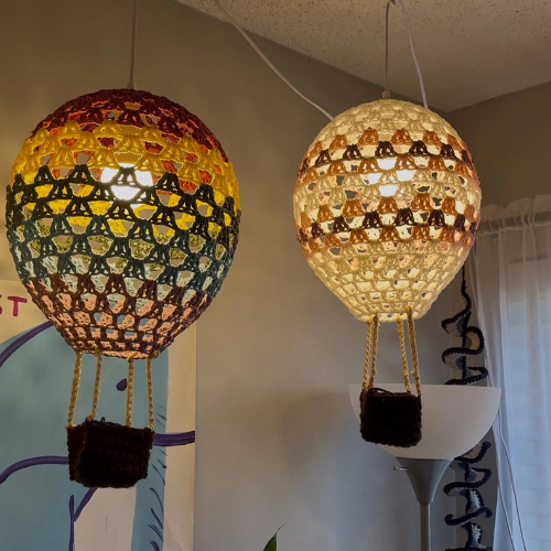 Air Balloon Lamp Crochet Pattern