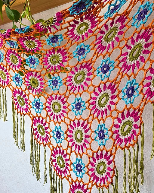 Mandala Shawl Crochet Pattern