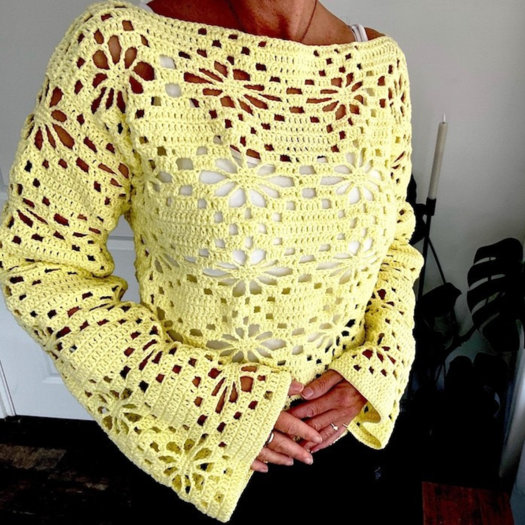 Flower Top Crochet Pattern