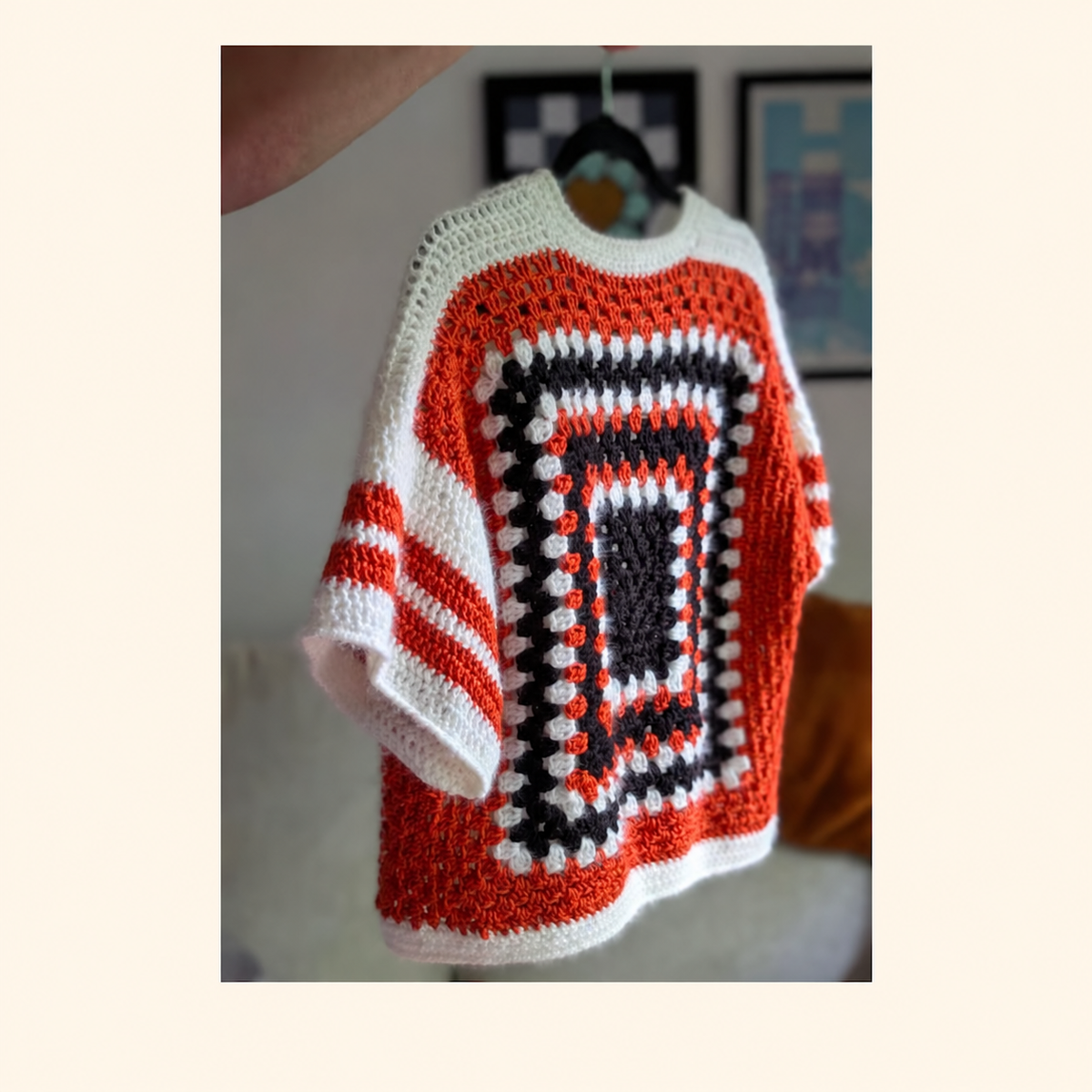 Granny Square Cardigan Crochet Pattern