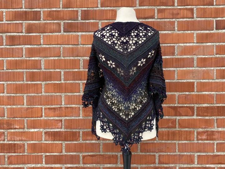 Triangle Lace Shawl Crochet Pattern