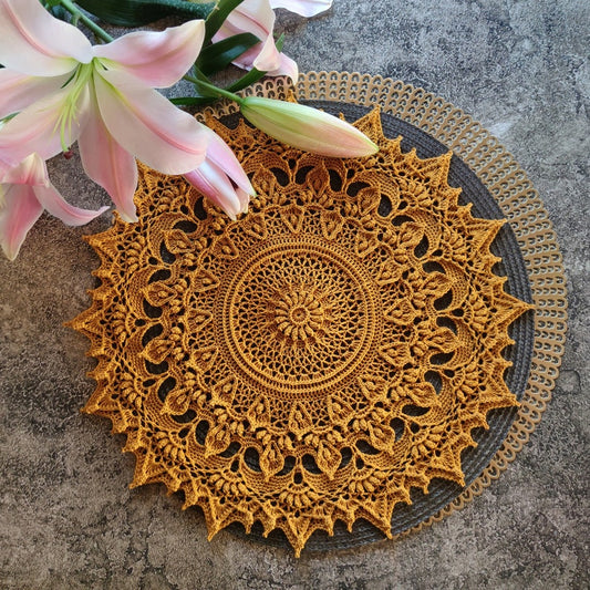 Round Doily Crochet Pattern