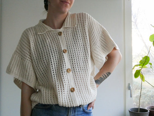 Button Up Shirt Crochet Pattern