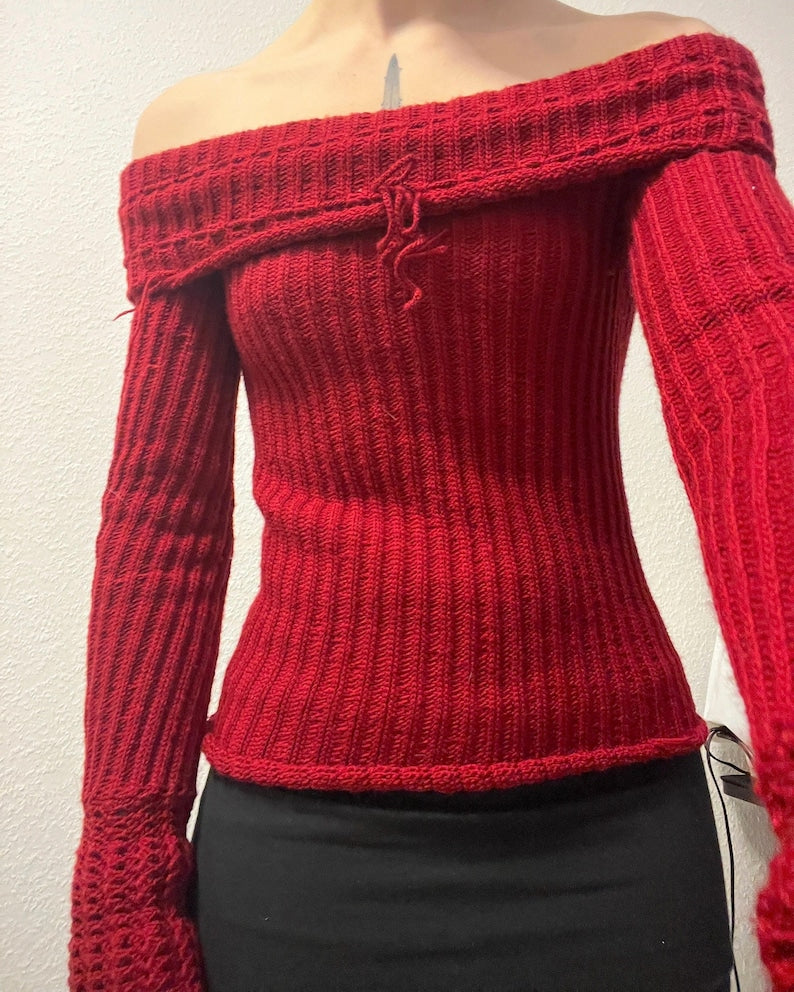 Ribbed Sweater Crochet Pattern