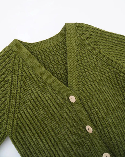 Ribbed Cardigan Crochet Pattern