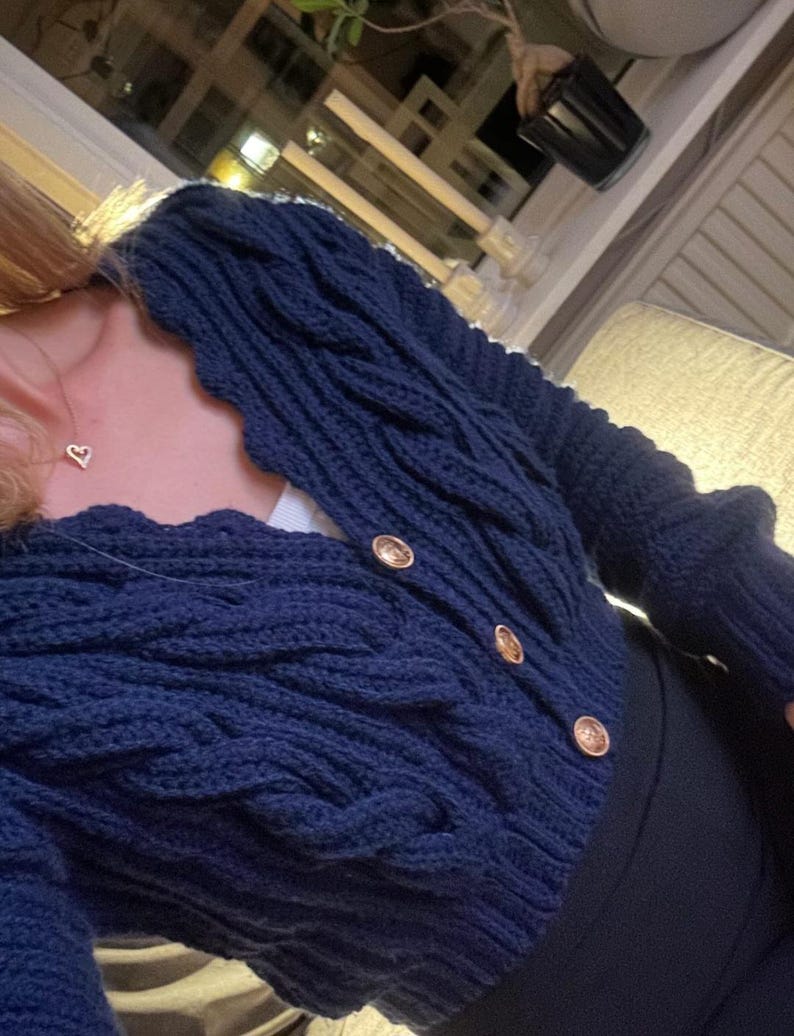 Boho Chic Cardigan Crochet Pattern