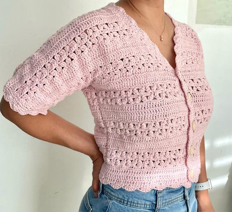 Short Sleeve Top Crochet Pattern