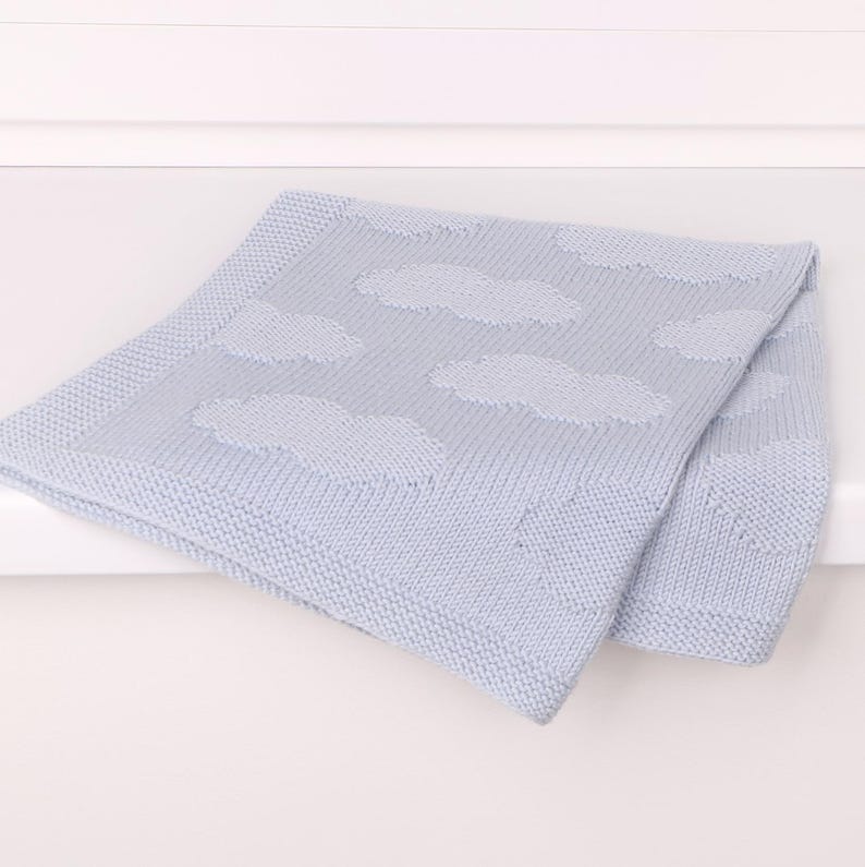 Cloud Baby Blanket Knitting Pattern