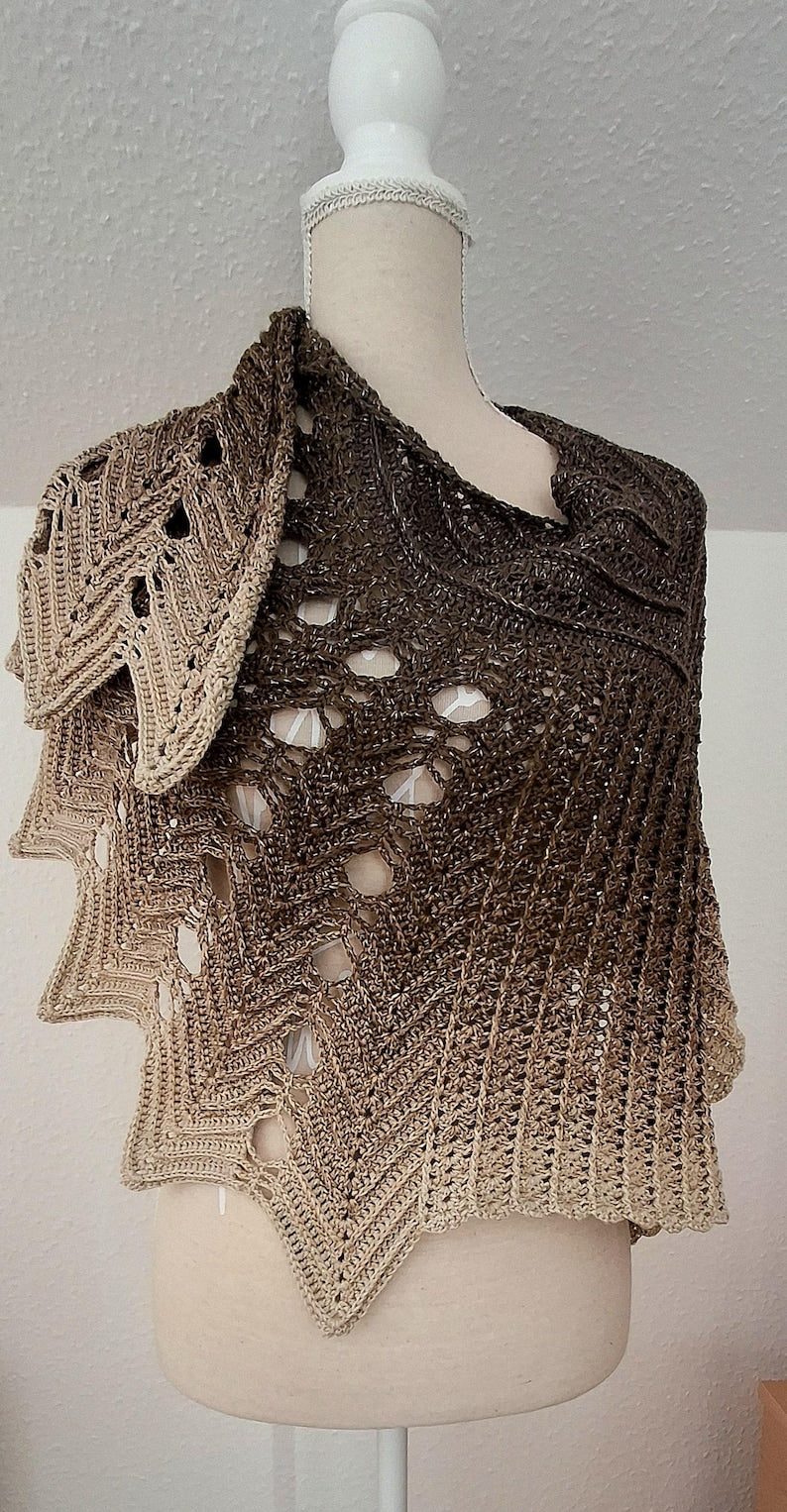 Veilwyn Shawl Crochet Pattern