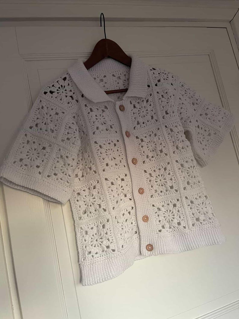 Granny Square Top Crochet Pattern