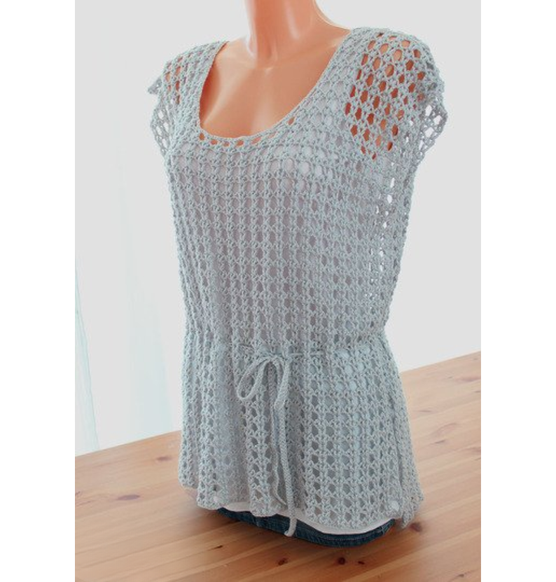 Summer Mesh Top Crochet Pattern
