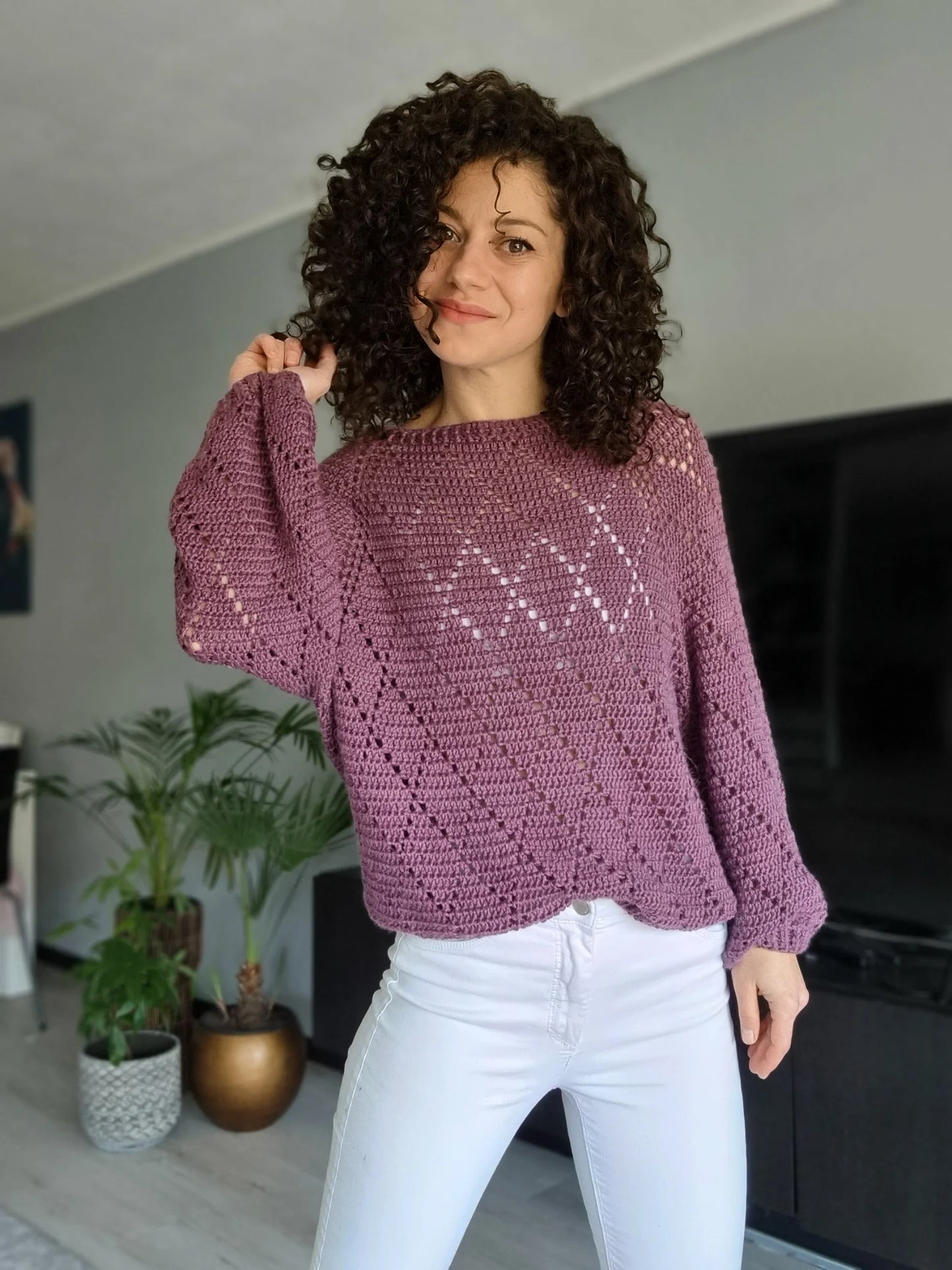 Ribbed Sweater Crochet Pattern