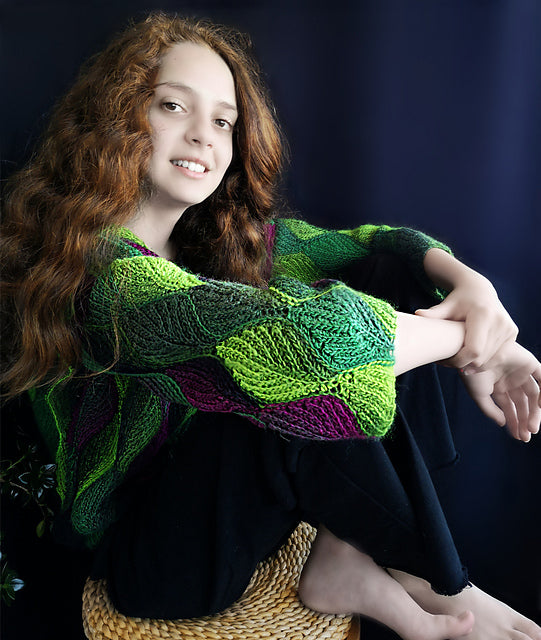 Pullover Leafy Crochet Pattern