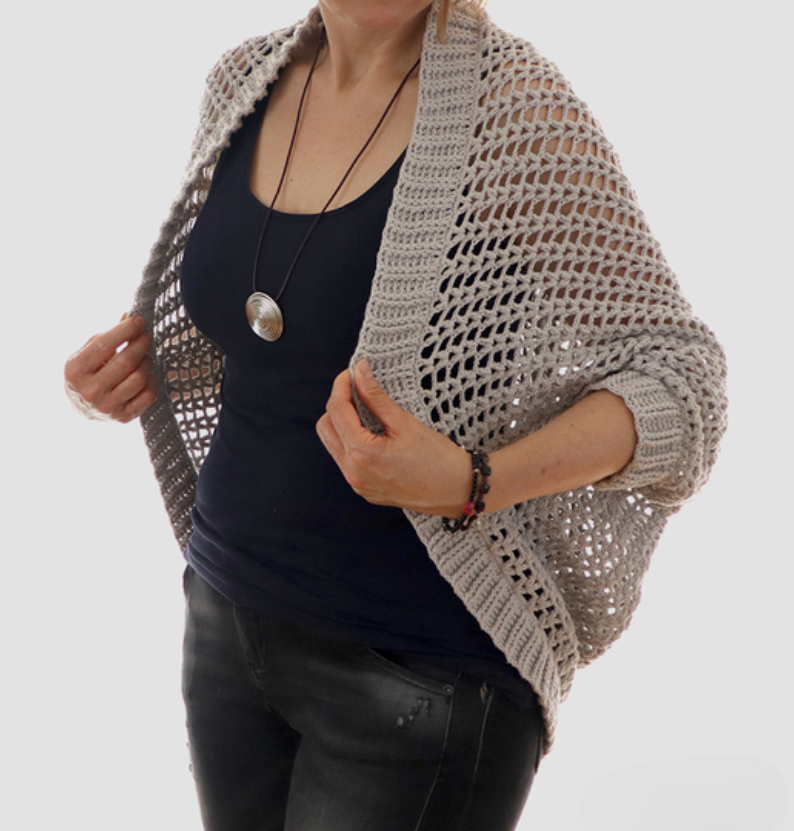 Cocoon Cardigan Crochet Pattern