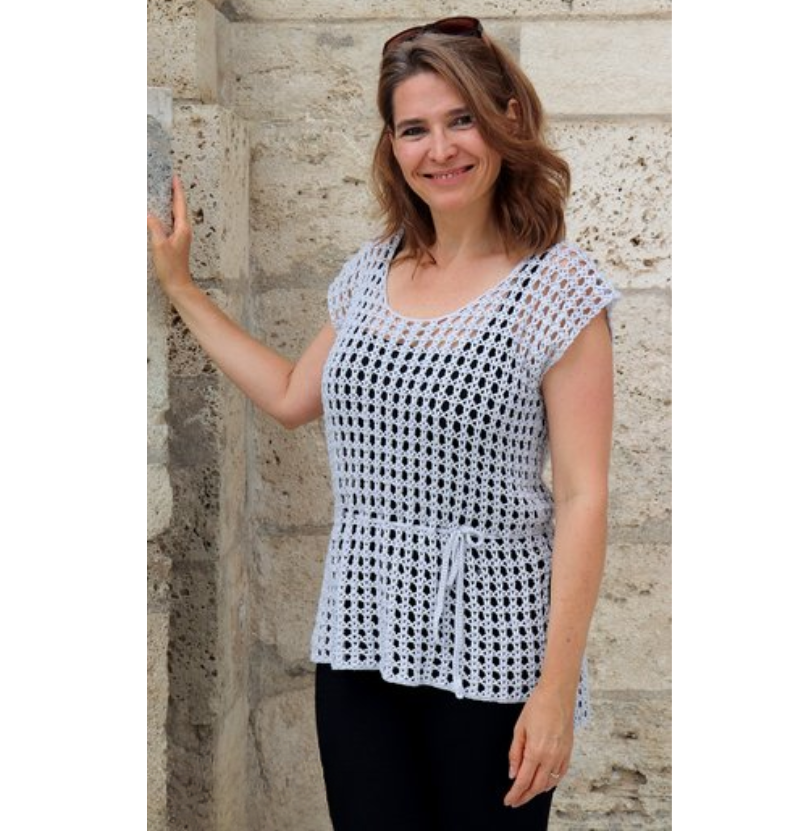 Summer Mesh Top Crochet Pattern