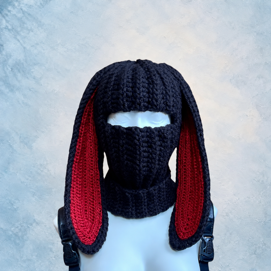 Bunny Ear Balaclava Crochet Pattern