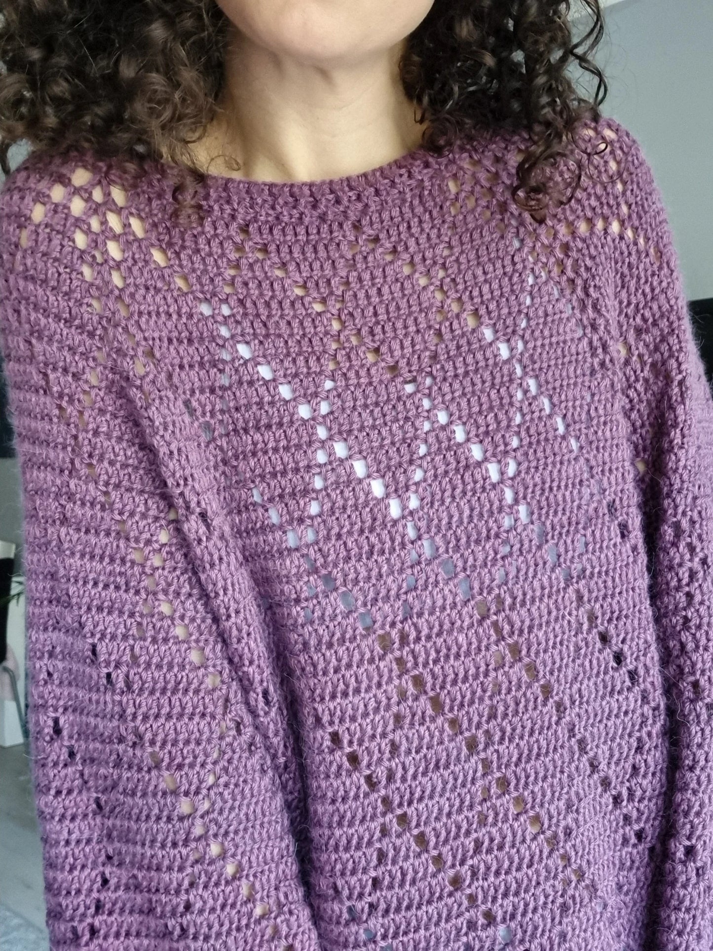 Ribbed Sweater Crochet Pattern