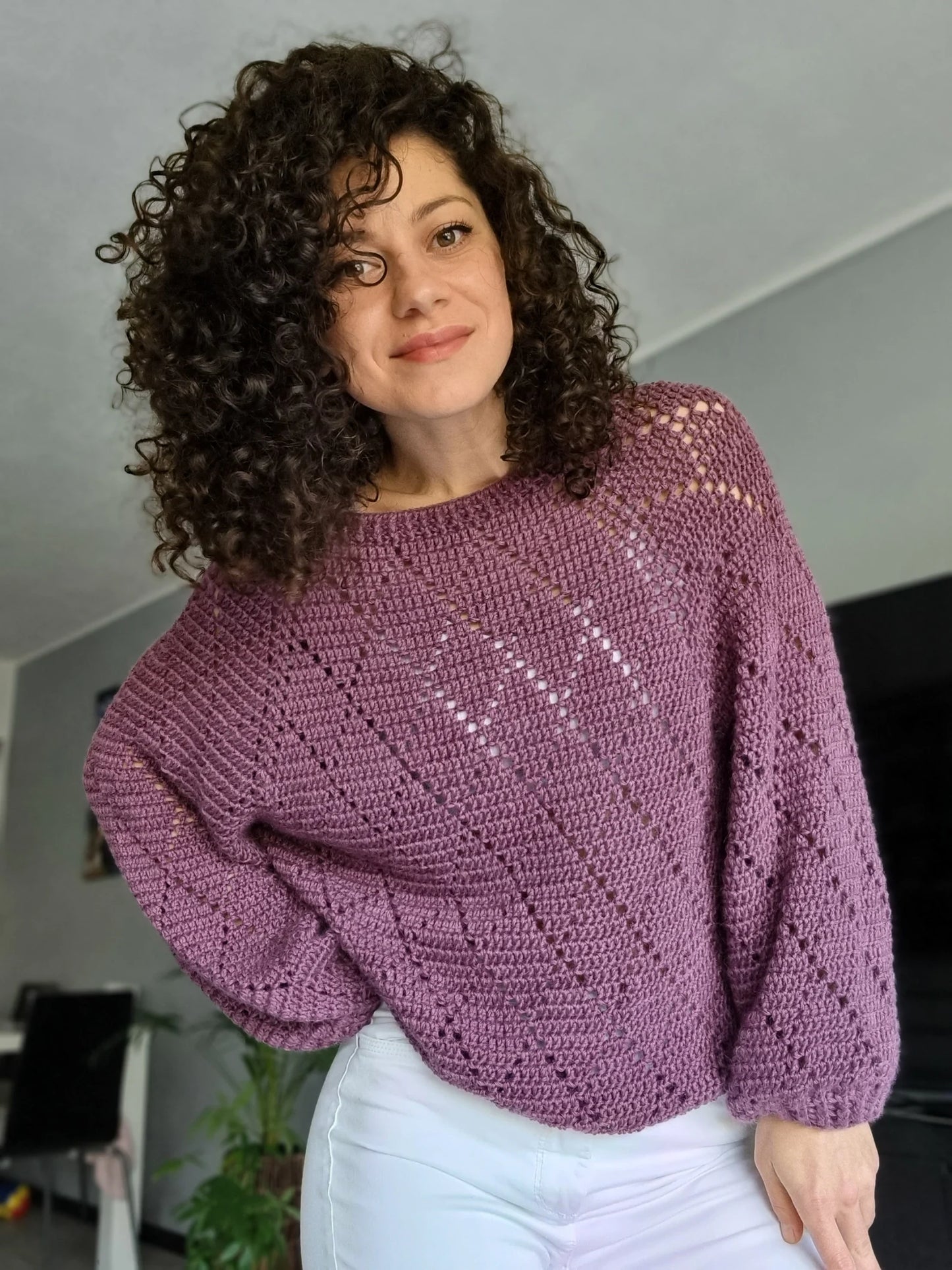 Ribbed Sweater Crochet Pattern