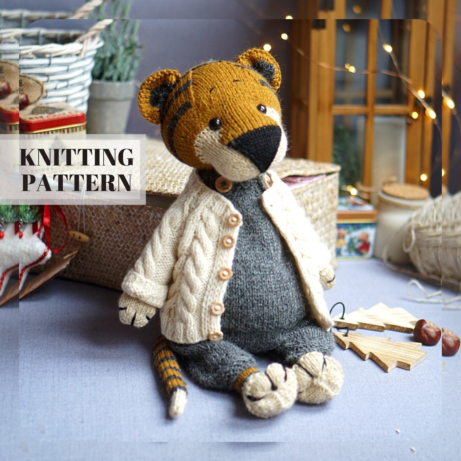 Tiger Knitting Pattern