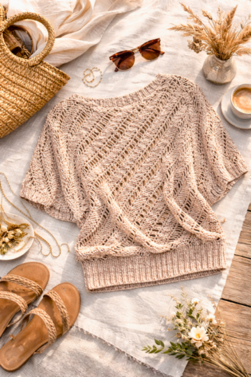 Lightweight Summer Sweater Crochet Pattern