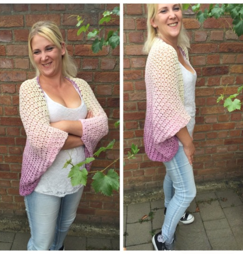 Lightweight Shrug Crochet Pattern
