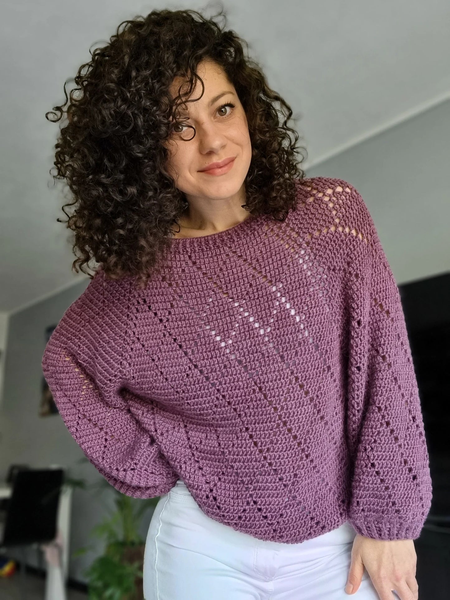 Ribbed Sweater Crochet Pattern