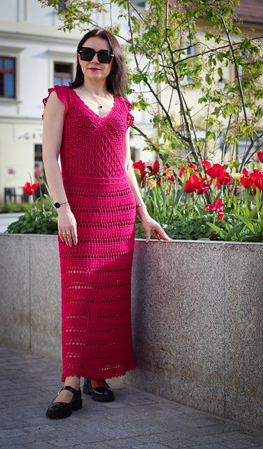 Top‑Down Lace Crochet Pattern