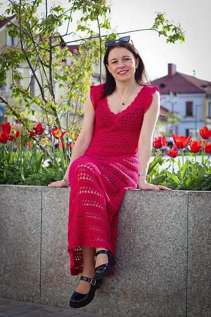 Top‑Down Lace Crochet Pattern