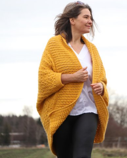Easy Oversized Cardigan Crochet Pattern