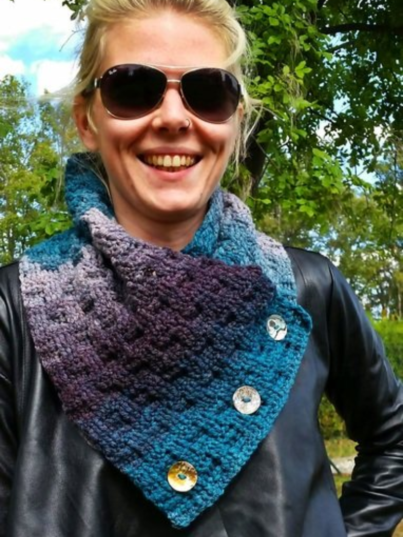 Gradient Cowl Crochet Pattern