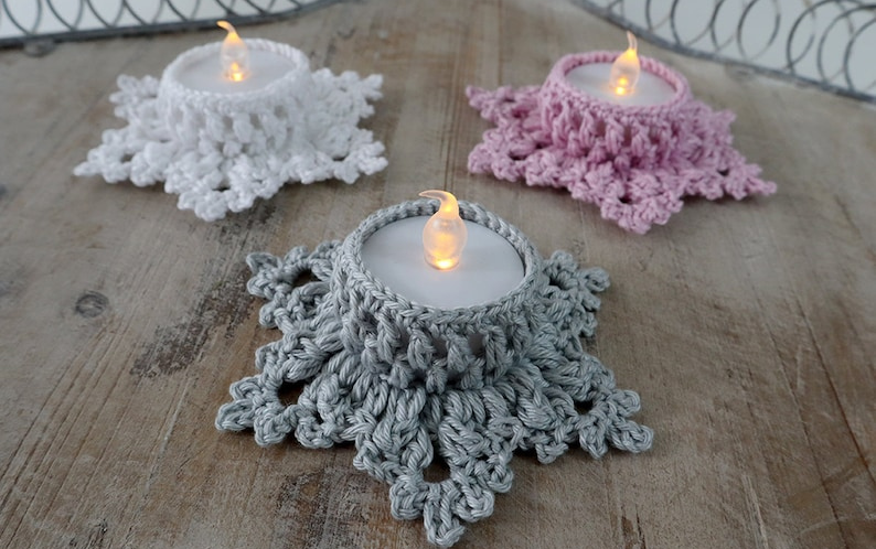 Tealight Holder Crochet Pattern
