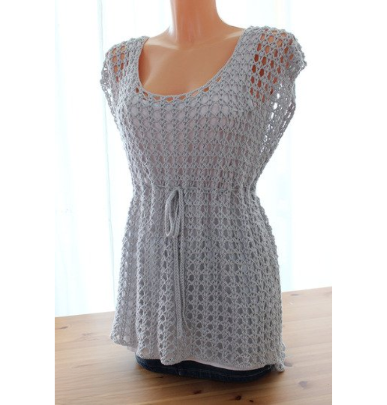 Summer Mesh Top Crochet Pattern