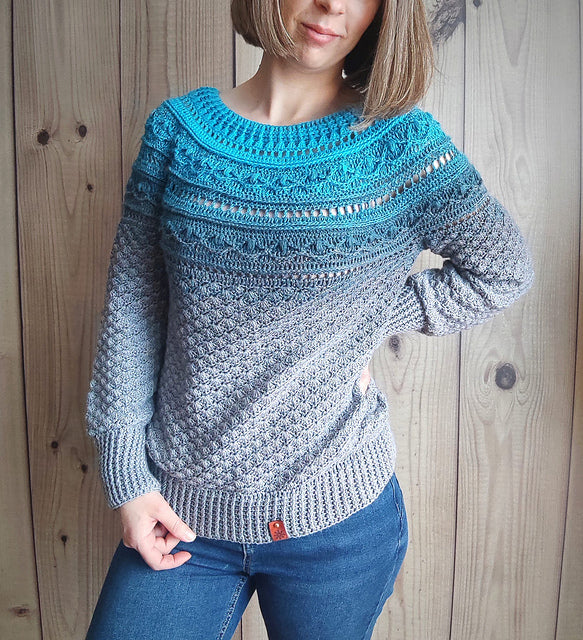 Lightweight Lace Sweater Crochet Pattern