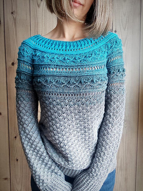 Lightweight Lace Sweater Crochet Pattern