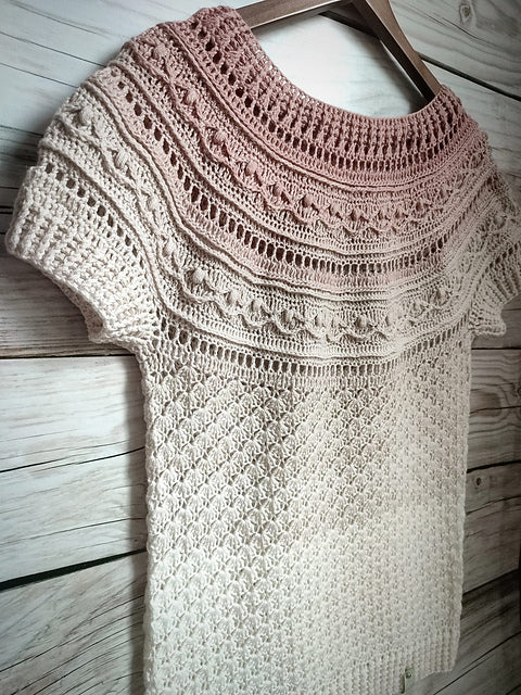 Lightweight Lace Sweater Crochet Pattern