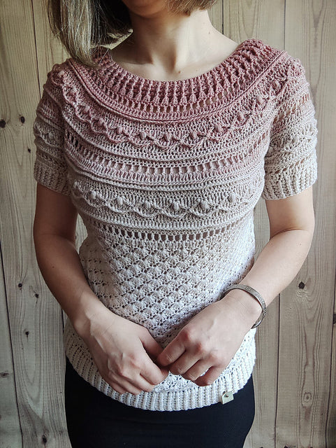 Lightweight Lace Sweater Crochet Pattern