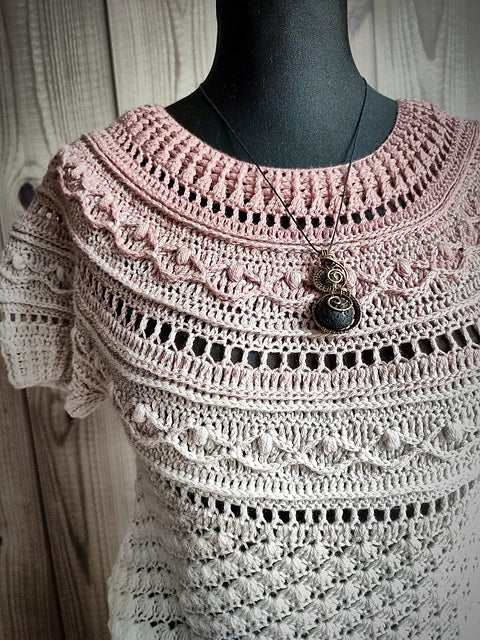 Lightweight Lace Sweater Crochet Pattern