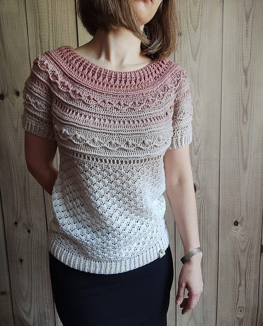 Lightweight Lace Sweater Crochet Pattern