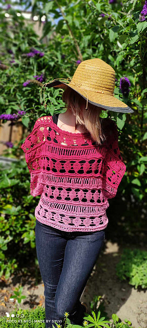 Boat‑Neck Top Crochet Pattern