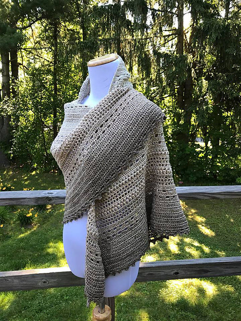 Gradient Shawl Crochet Pattern