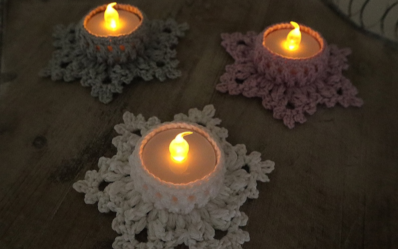 Tealight Holder Crochet Pattern