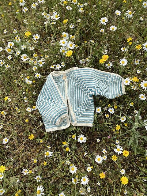 Easy Kids Cardigan Crochet Pattern