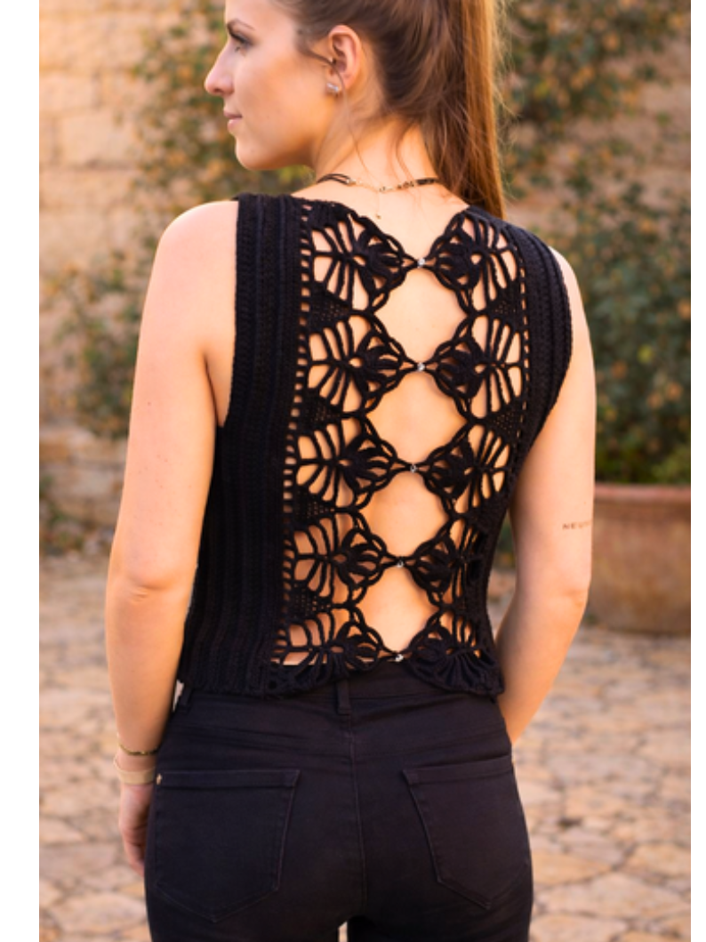 Sleeveless Summer Top Crochet  Pattern