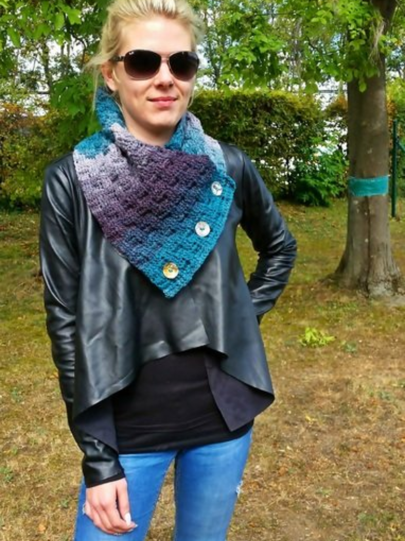 Gradient Cowl Crochet Pattern