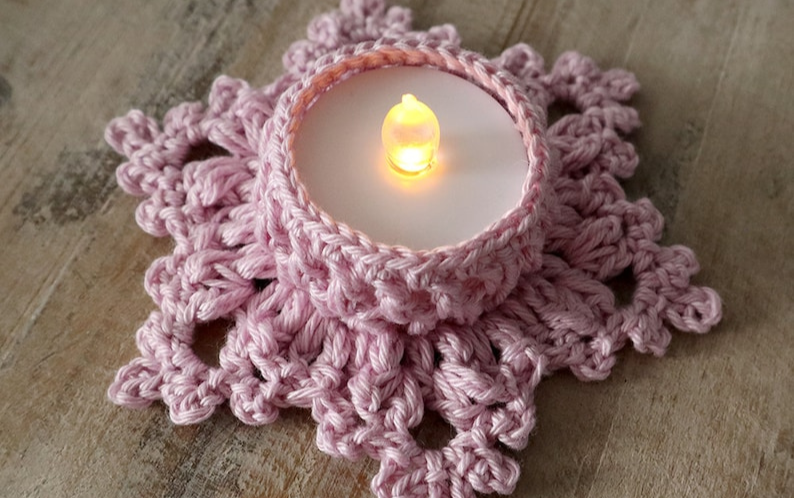 Tealight Holder Crochet Pattern