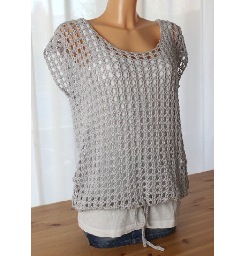 Summer Mesh Top Crochet Pattern