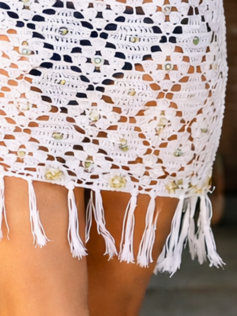 Boho Beach Tunic Crochet  Pattern